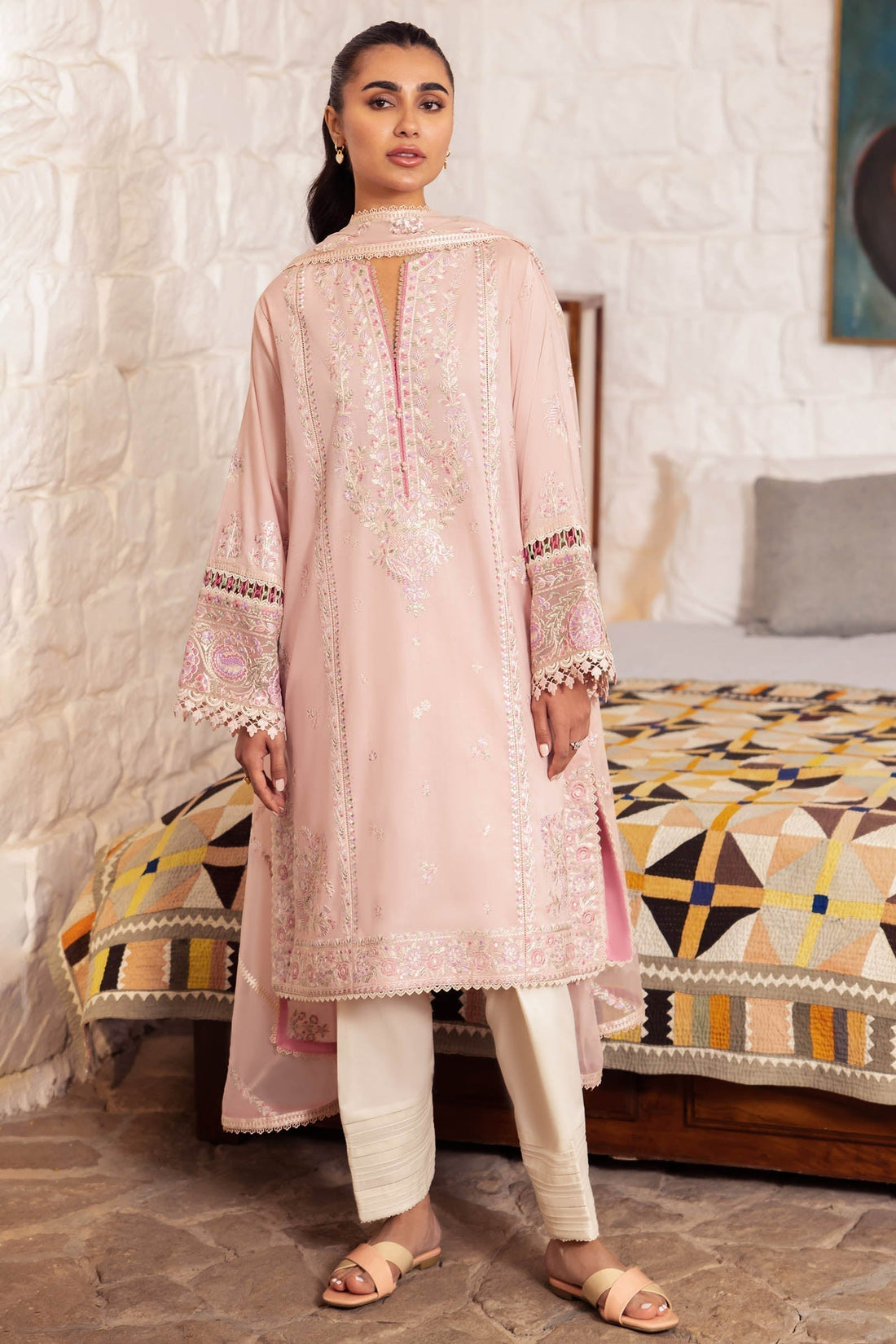 Zaha | Lawn 24 | ZENEL (ZL24-07 A) - House Of Anaya
