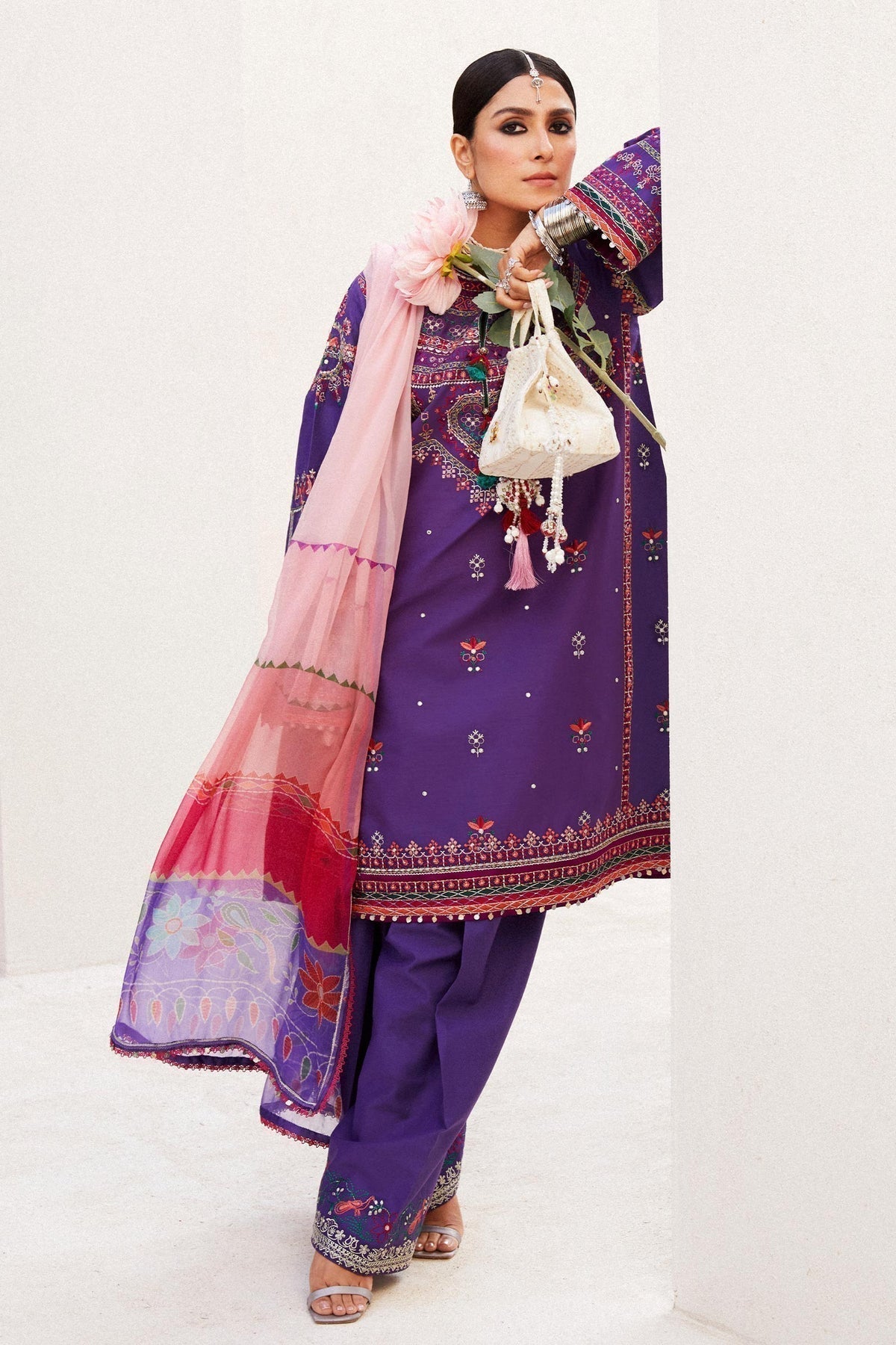 Zara Shahjahan | Luxury Lawn 24 | LAMIA-7B - House of Zarish