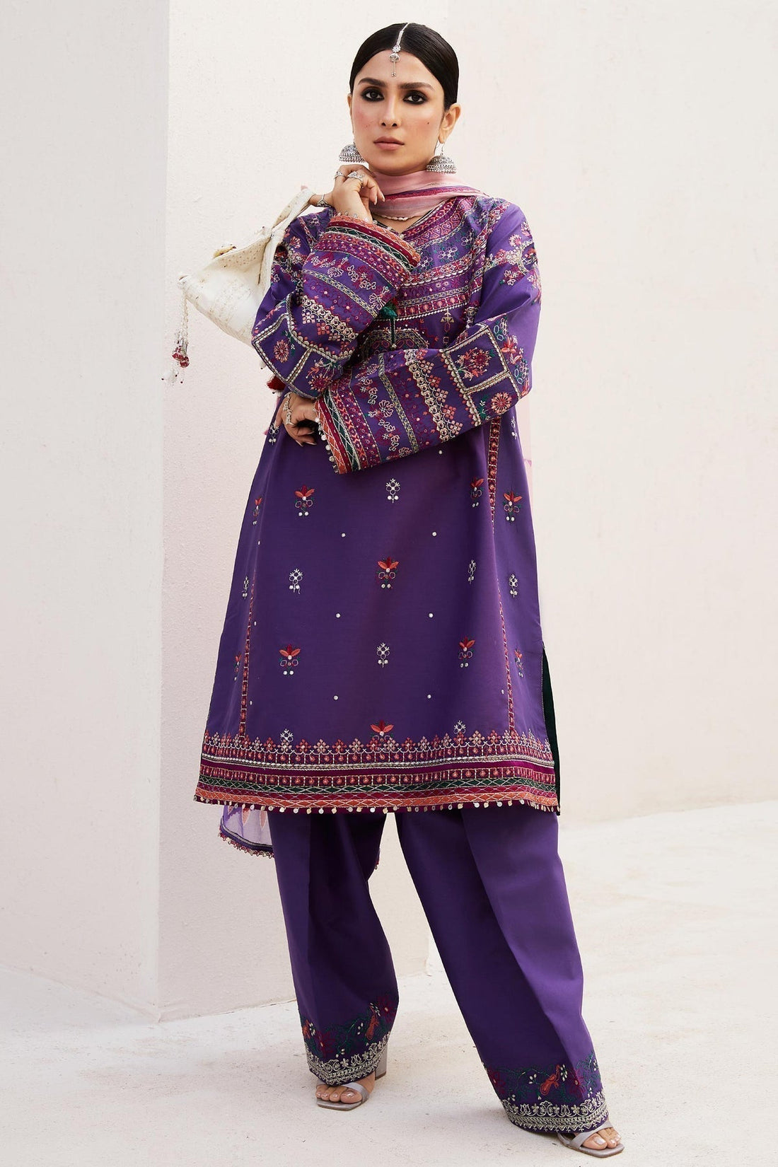 Zara Shahjahan | Luxury Lawn 24 | LAMIA-7B - House of Zarish