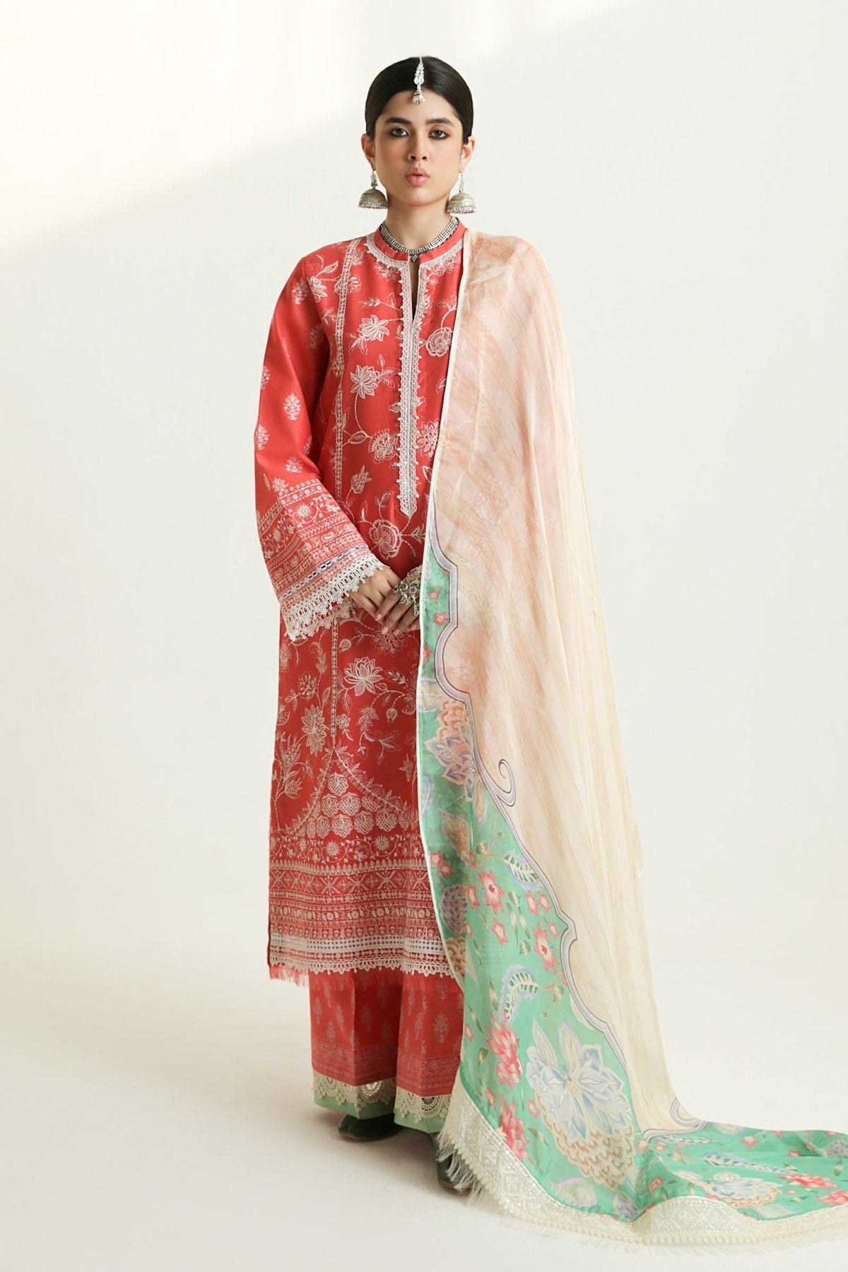 Zara Shahjahan | Luxury Lawn 24 | MAHI-1A
