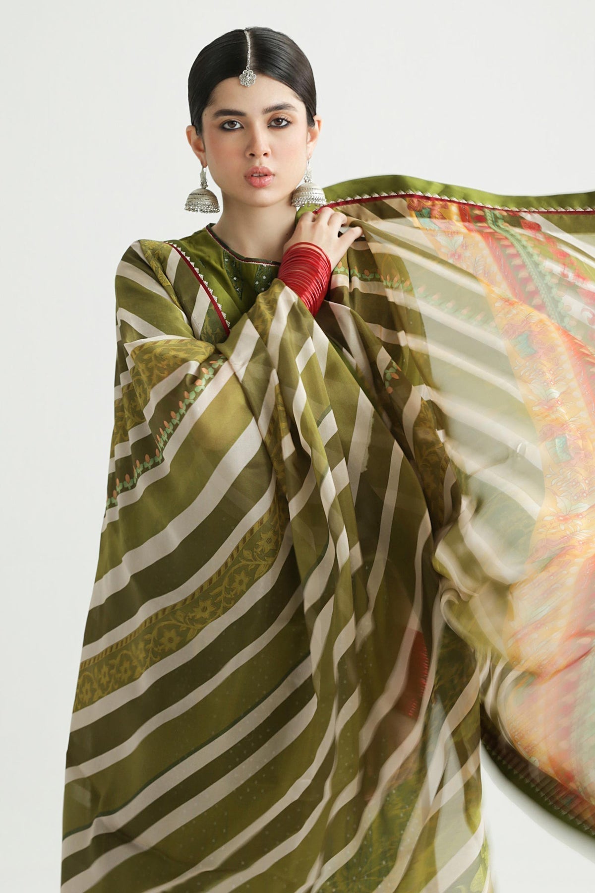 Zara Shahjahan | Luxury Lawn 24 | AAINA-8B - House of Zarish