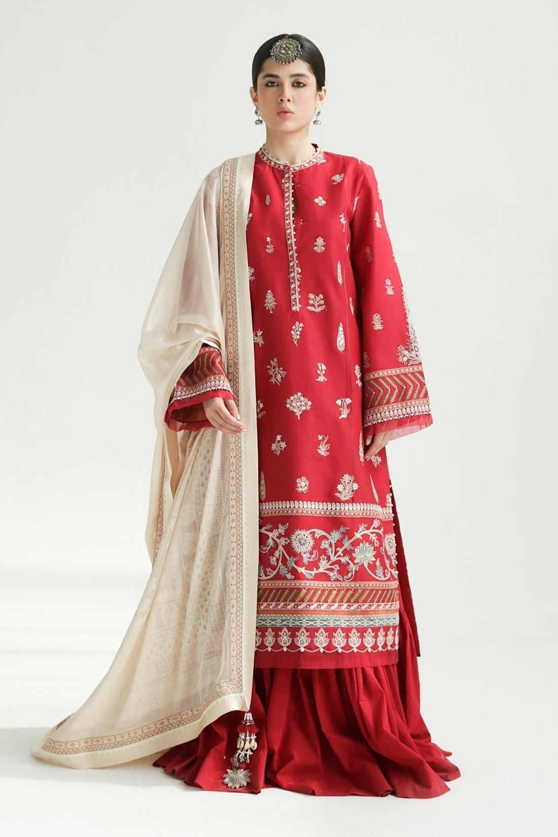 Zara Shahjahan | Luxury Lawn 24 | MYRA-14A - House of Zarish