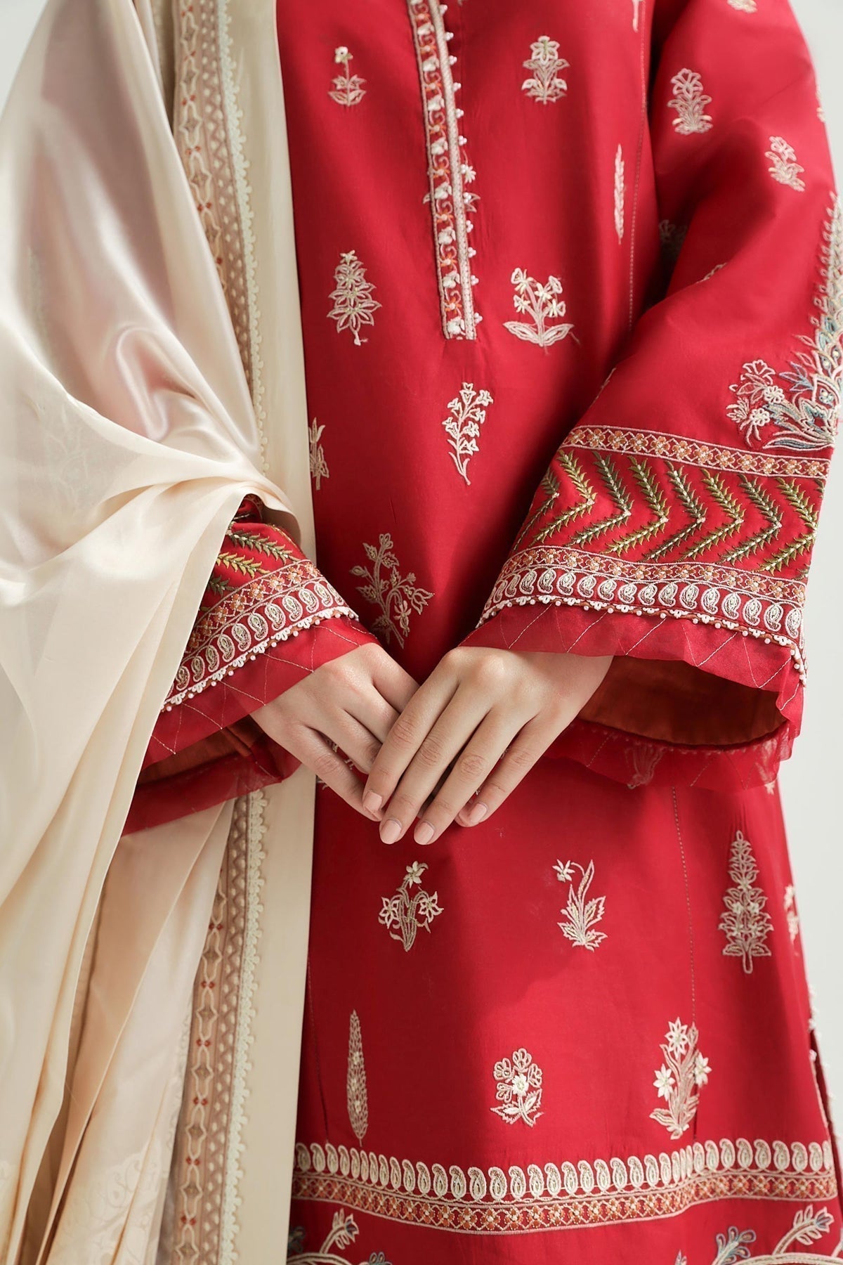 Zara Shahjahan | Luxury Lawn 24 | MYRA-14A - House of Zarish