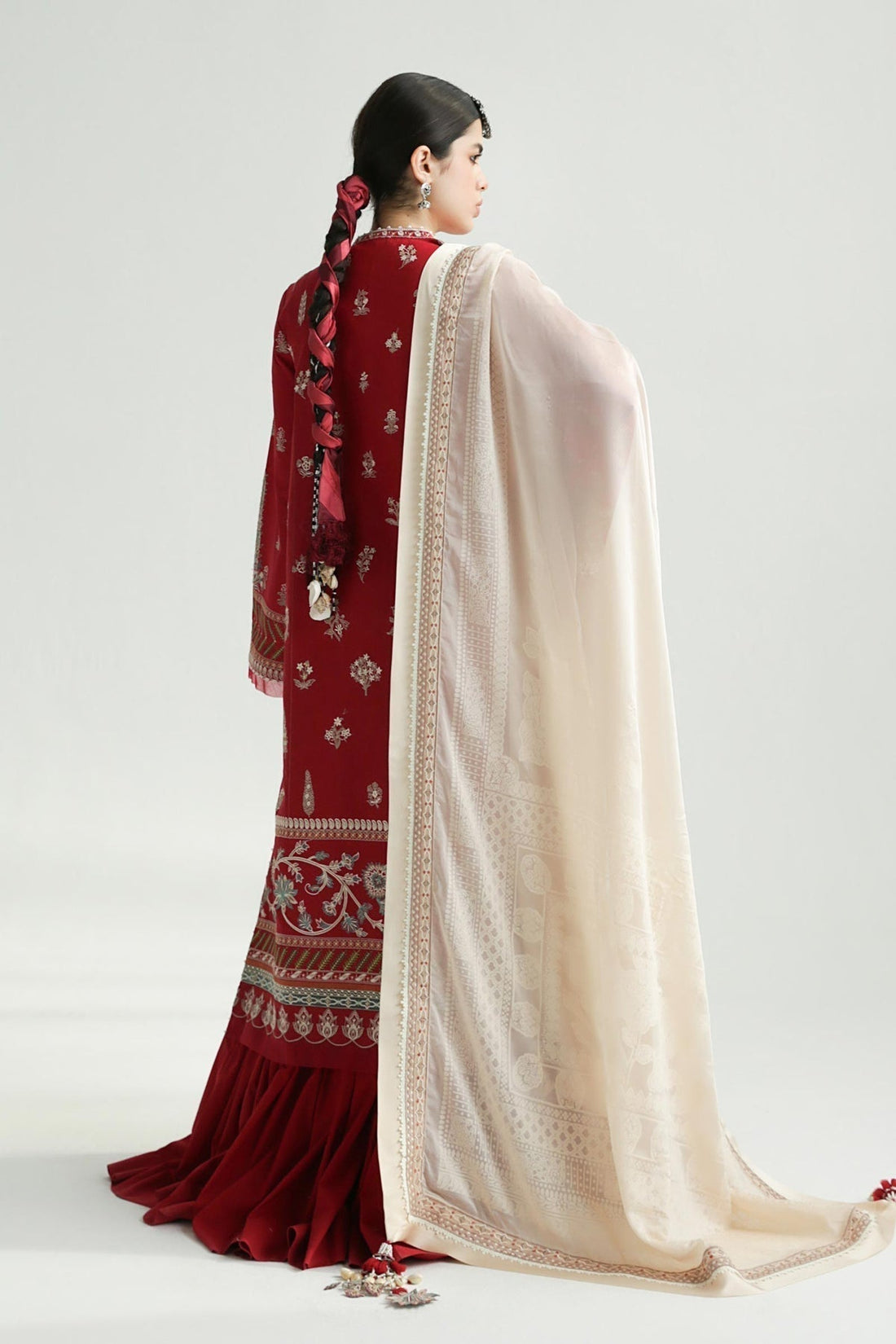 Zara Shahjahan | Luxury Lawn 24 | MYRA-14A - House of Zarish