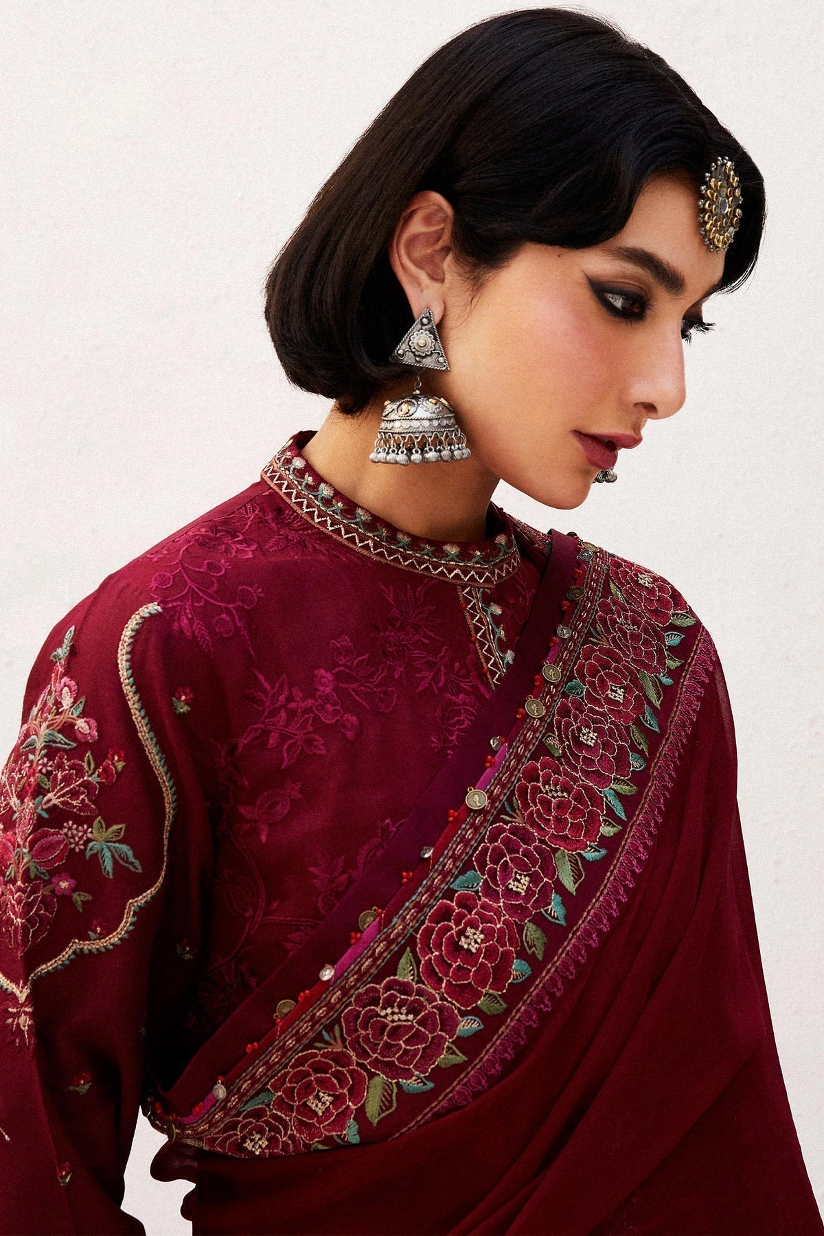 Zara Shahjahan | Luxury Lawn 24 | PARSA-9A - House Of Anaya