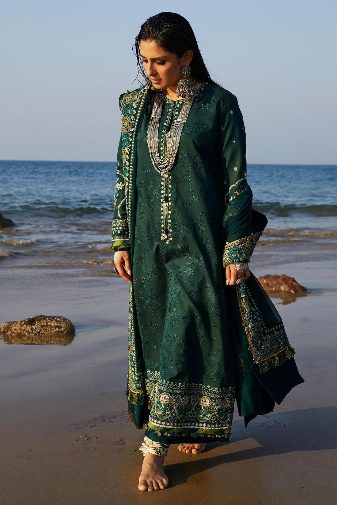 Zara Shahjahan | Luxury Lawn 24 | PARSA-9B - House of Zarish
