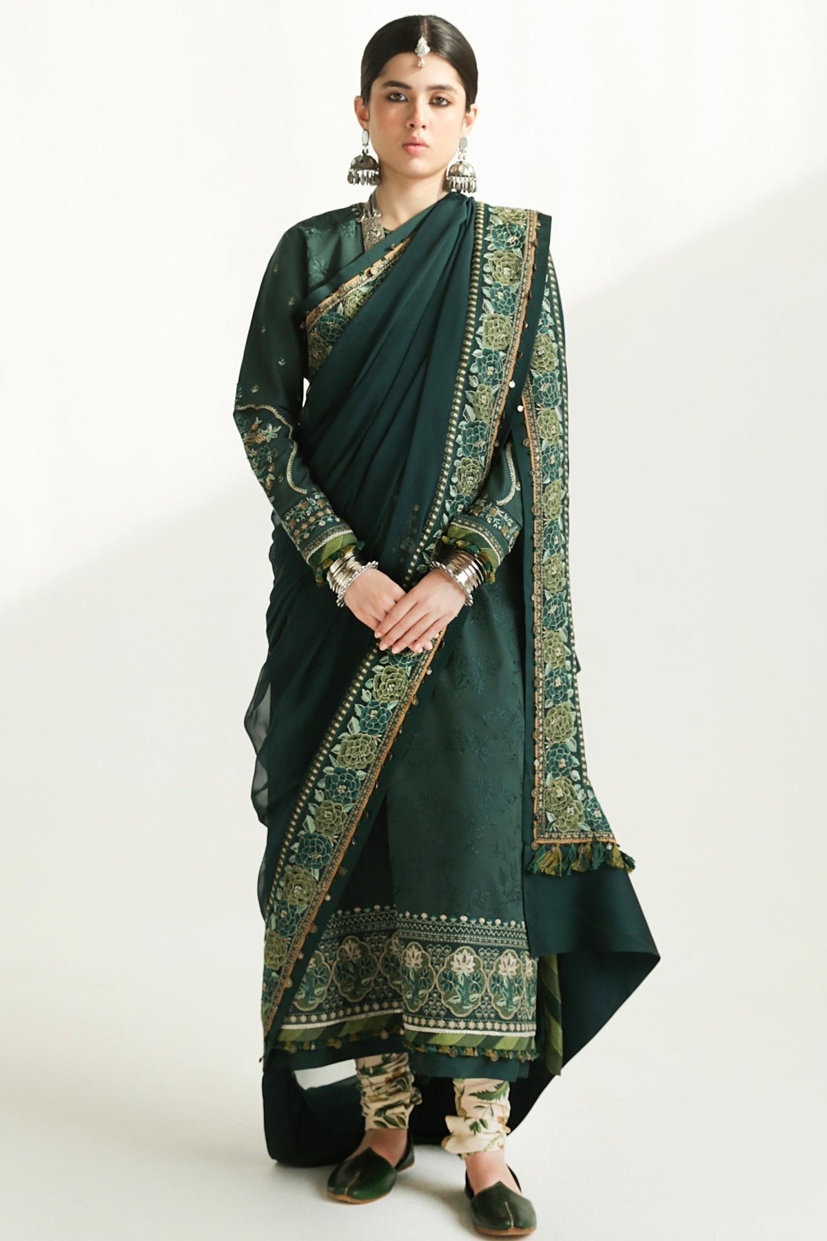 Zara Shahjahan | Luxury Lawn 24 | PARSA-9B - House of Zarish