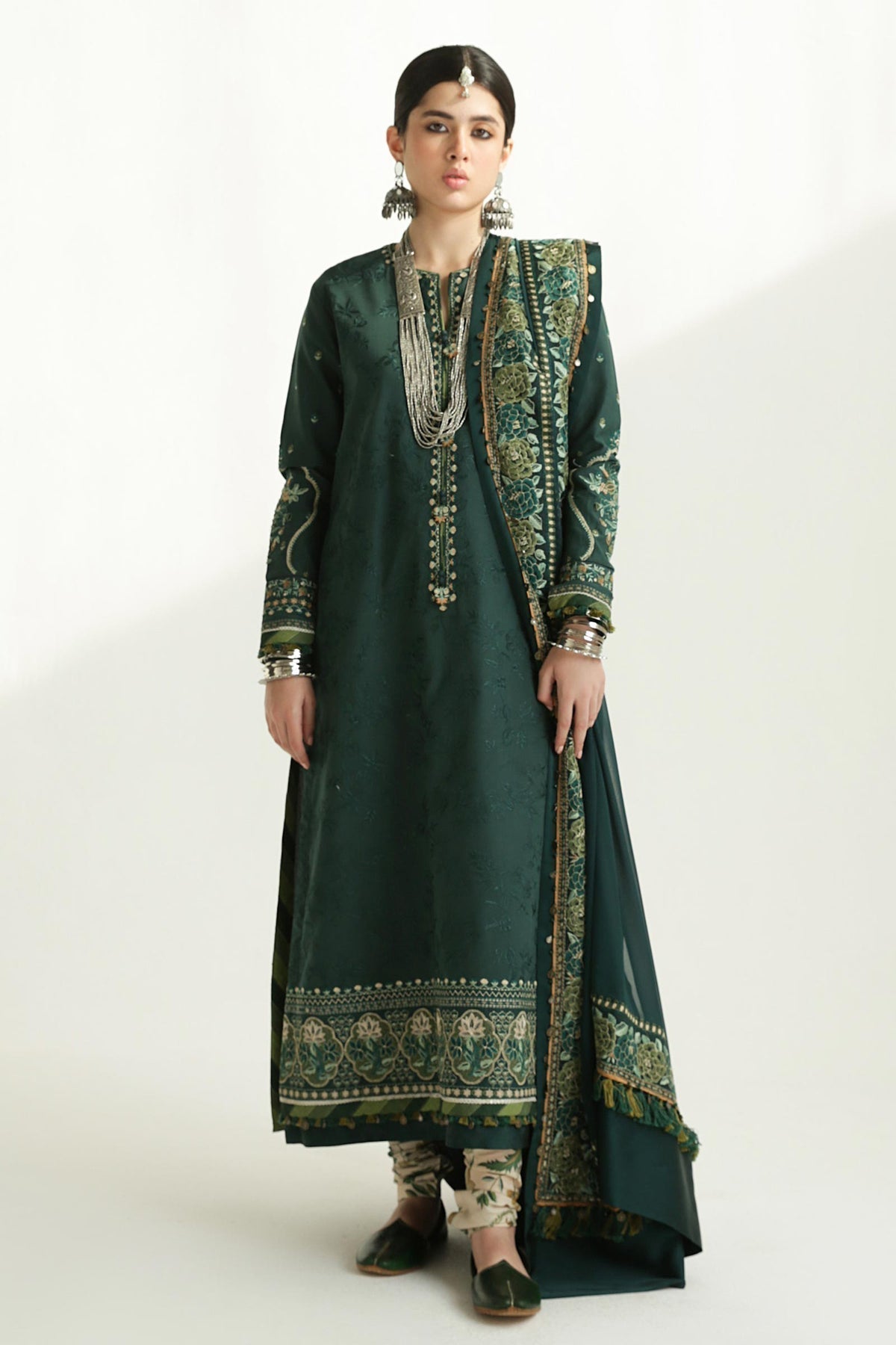 Zara Shahjahan | Luxury Lawn 24 | PARSA-9B - House of Zarish