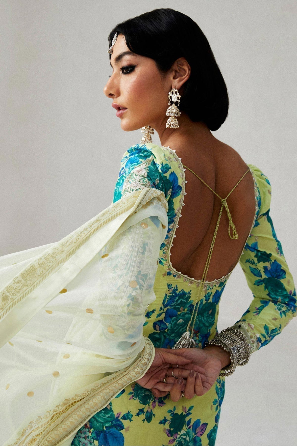 Zara Shahjahan | Luxury Lawn 24 | PHOOL KARI-13A - House of Zarish