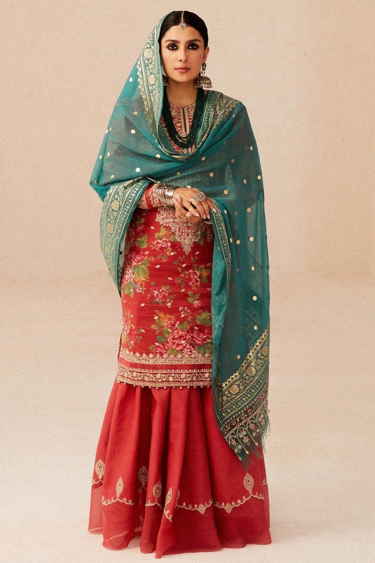 Zara Shahjahan | Luxury Lawn 24 | PHOOL KARI-13B - House of Zarish