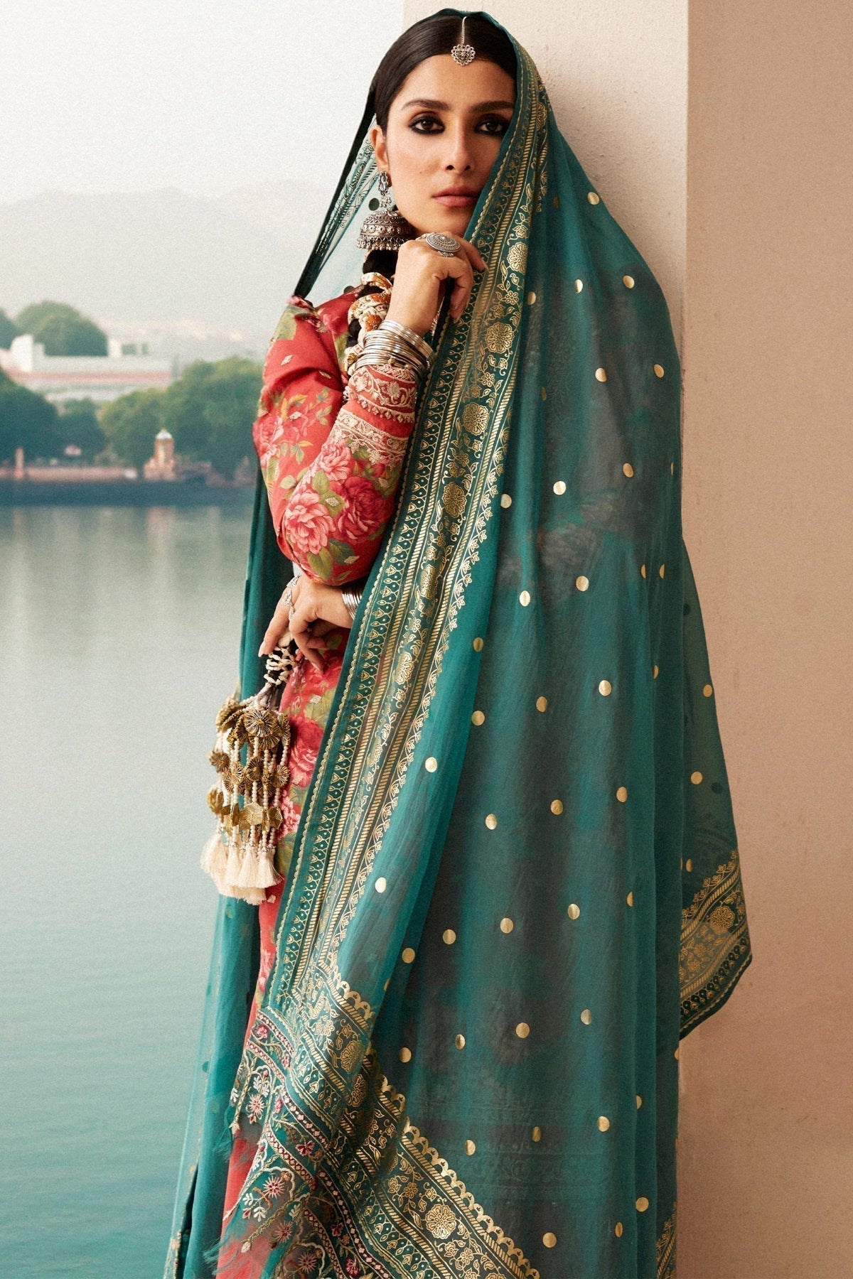 Zara Shahjahan | Luxury Lawn 24 | PHOOL KARI-13B - House of Zarish