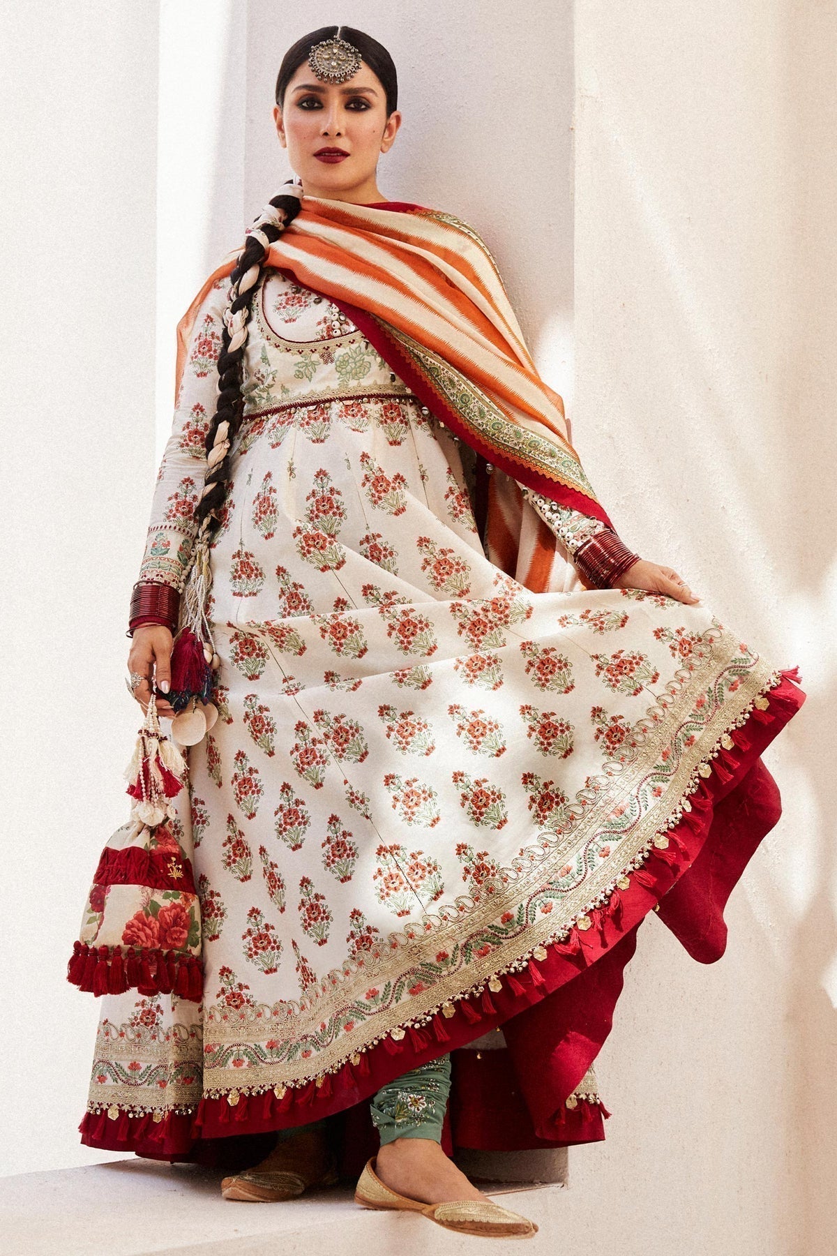 Zara Shahjahan | Luxury Lawn 24 | ANARKALI-11B - House of Zarish