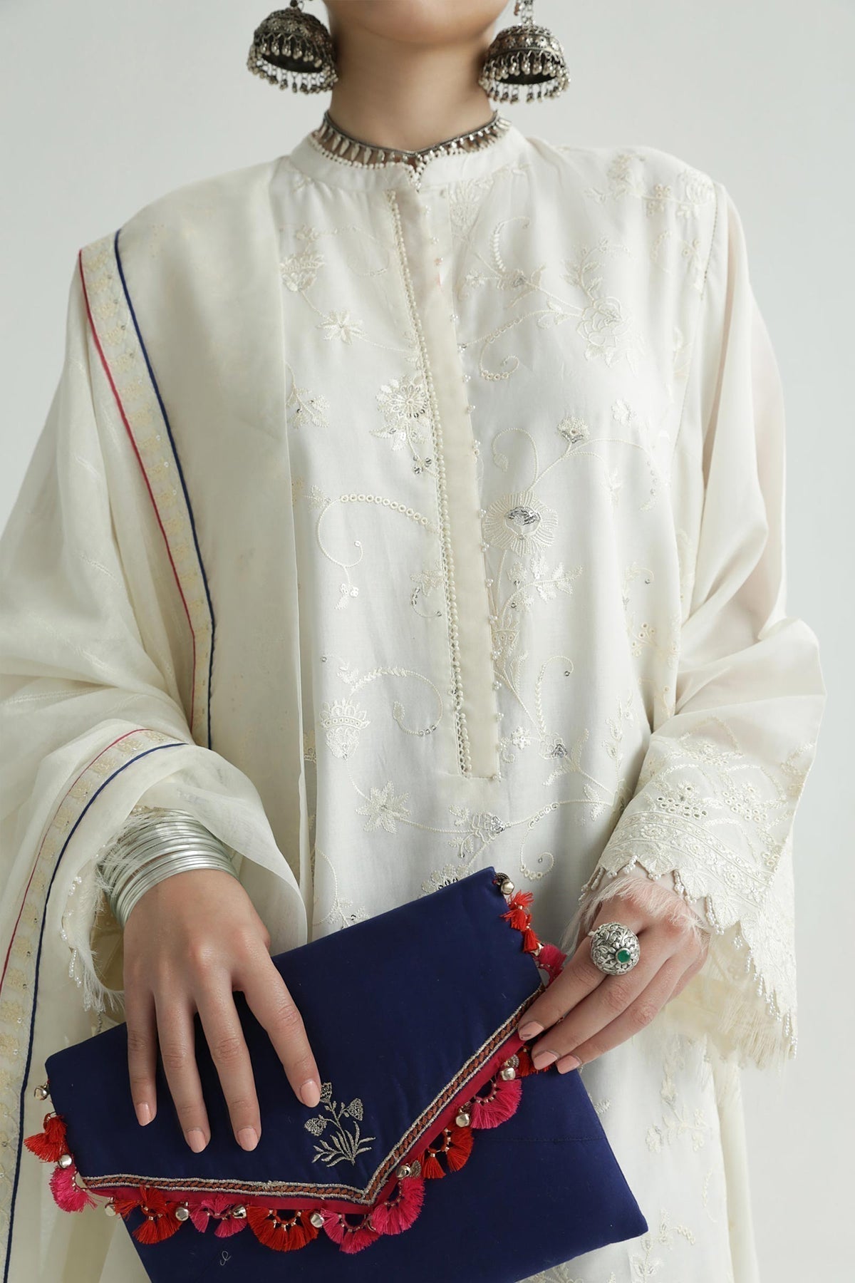 Zara Shahjahan | Luxury Lawn 24 | DEENA-12B - House of Zarish