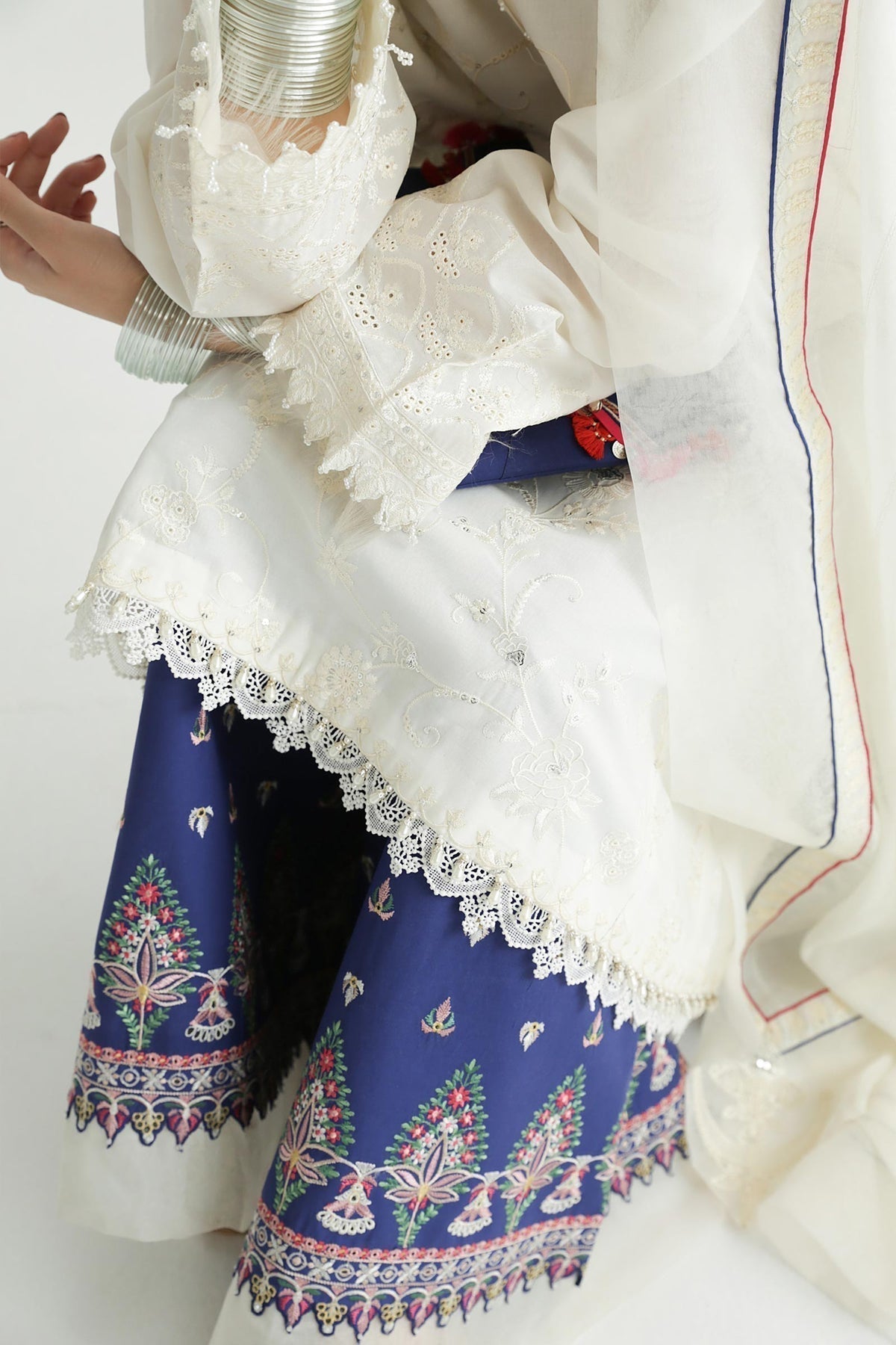 Zara Shahjahan | Luxury Lawn 24 | DEENA-12B - House of Zarish