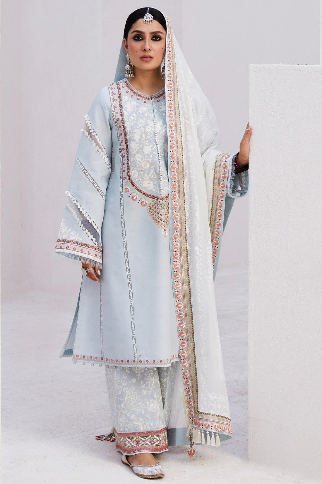 Zara Shahjahan | Luxury Lawn 24 | DILARA-15B - House of Zarish