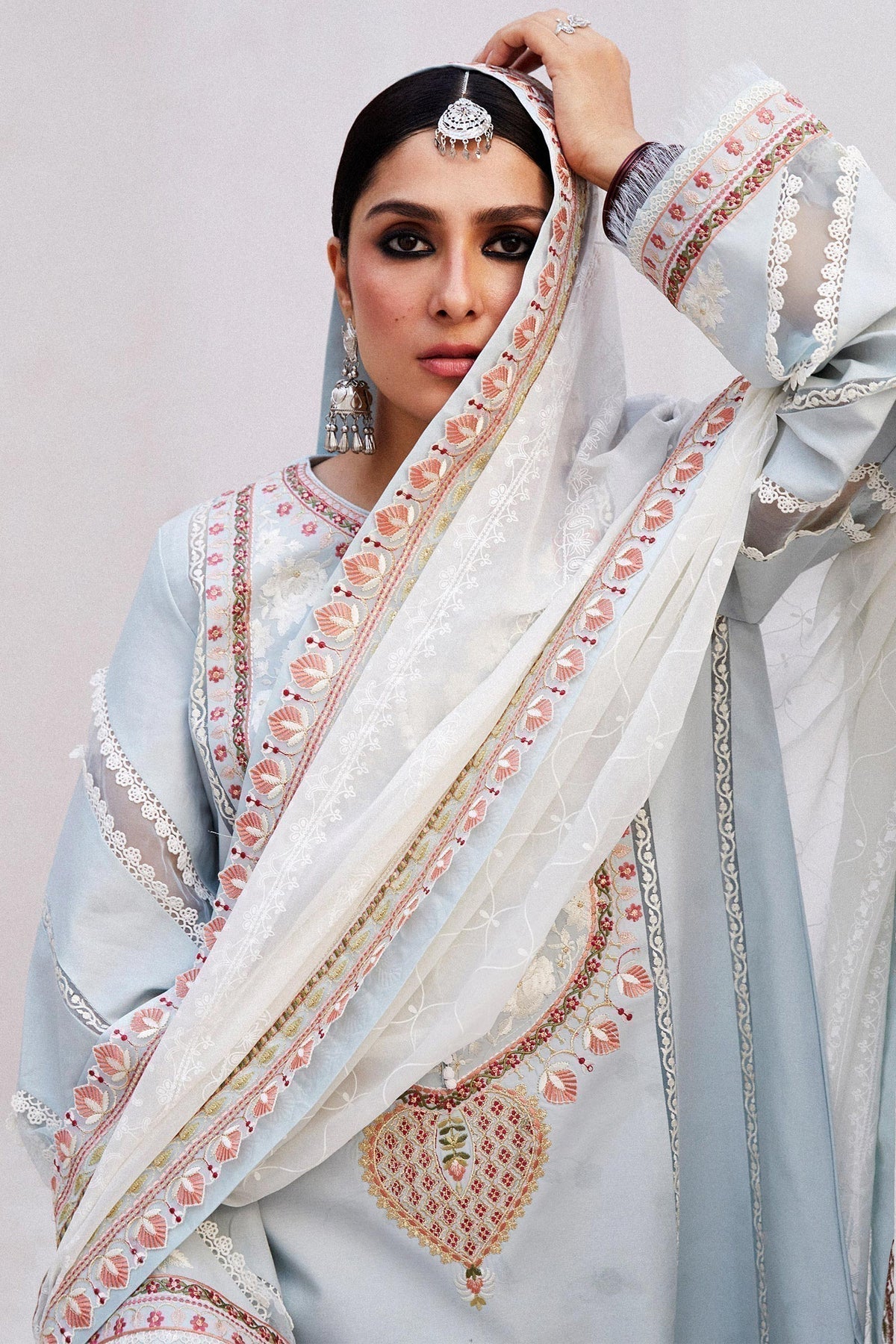 Zara Shahjahan | Luxury Lawn 24 | DILARA-15B - House of Zarish