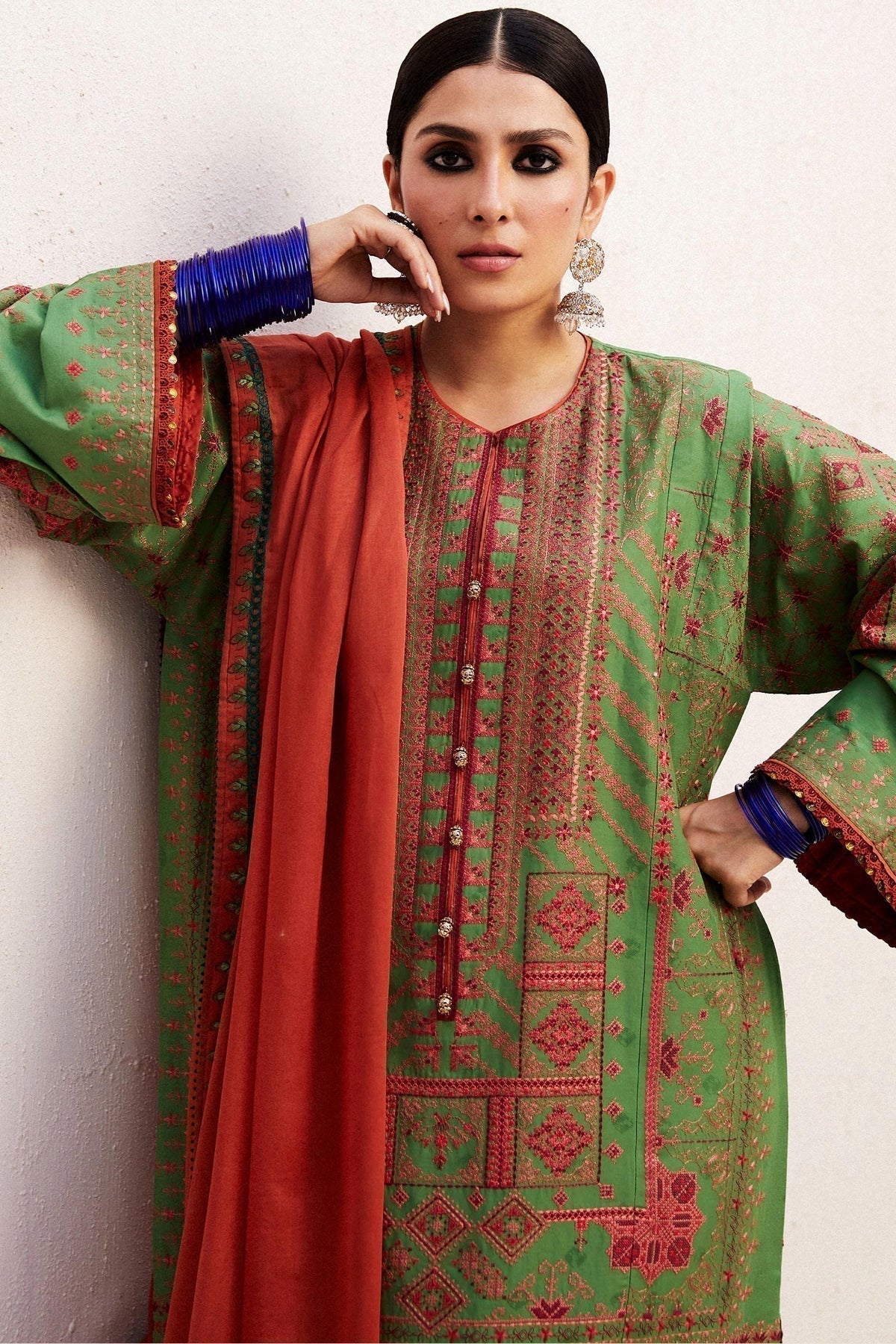 Zara Shahjahan | Luxury Lawn 24 | DIYA-2B - House of Zarish