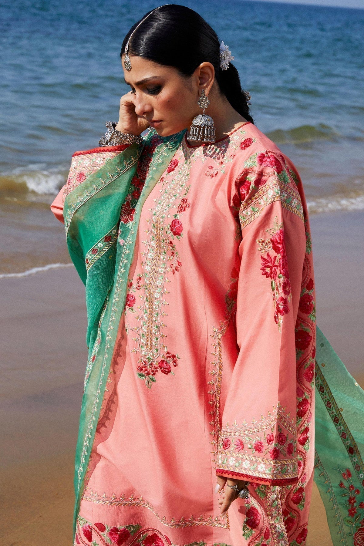 Zara Shahjahan | Luxury Lawn 24 | JIYA-6A - House of Zarish