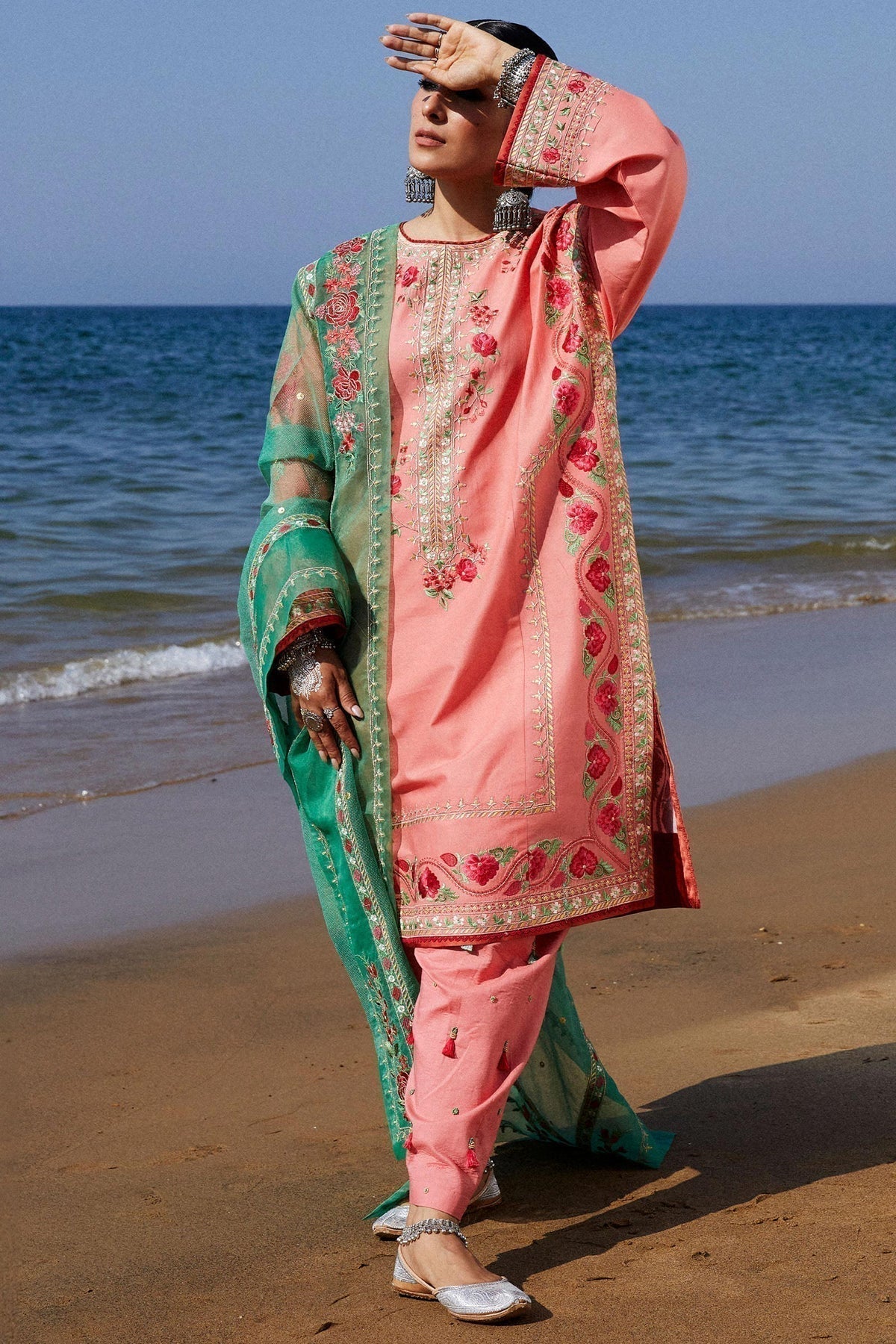 Zara Shahjahan | Luxury Lawn 24 | JIYA-6A - House of Zarish