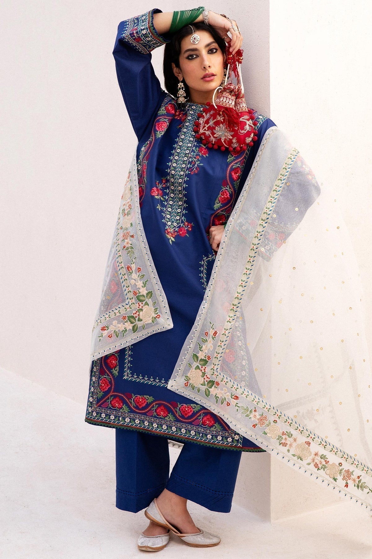 Zara Shahjahan | Luxury Lawn 24 | JIYA-6B - House of Zarish