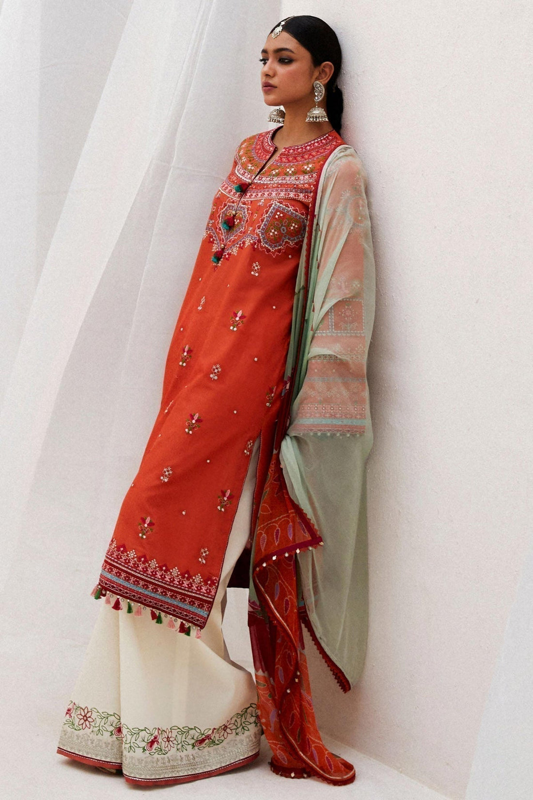 Zara Shahjahan | Luxury Lawn 24 | LAMIA-7A - House of Zarish