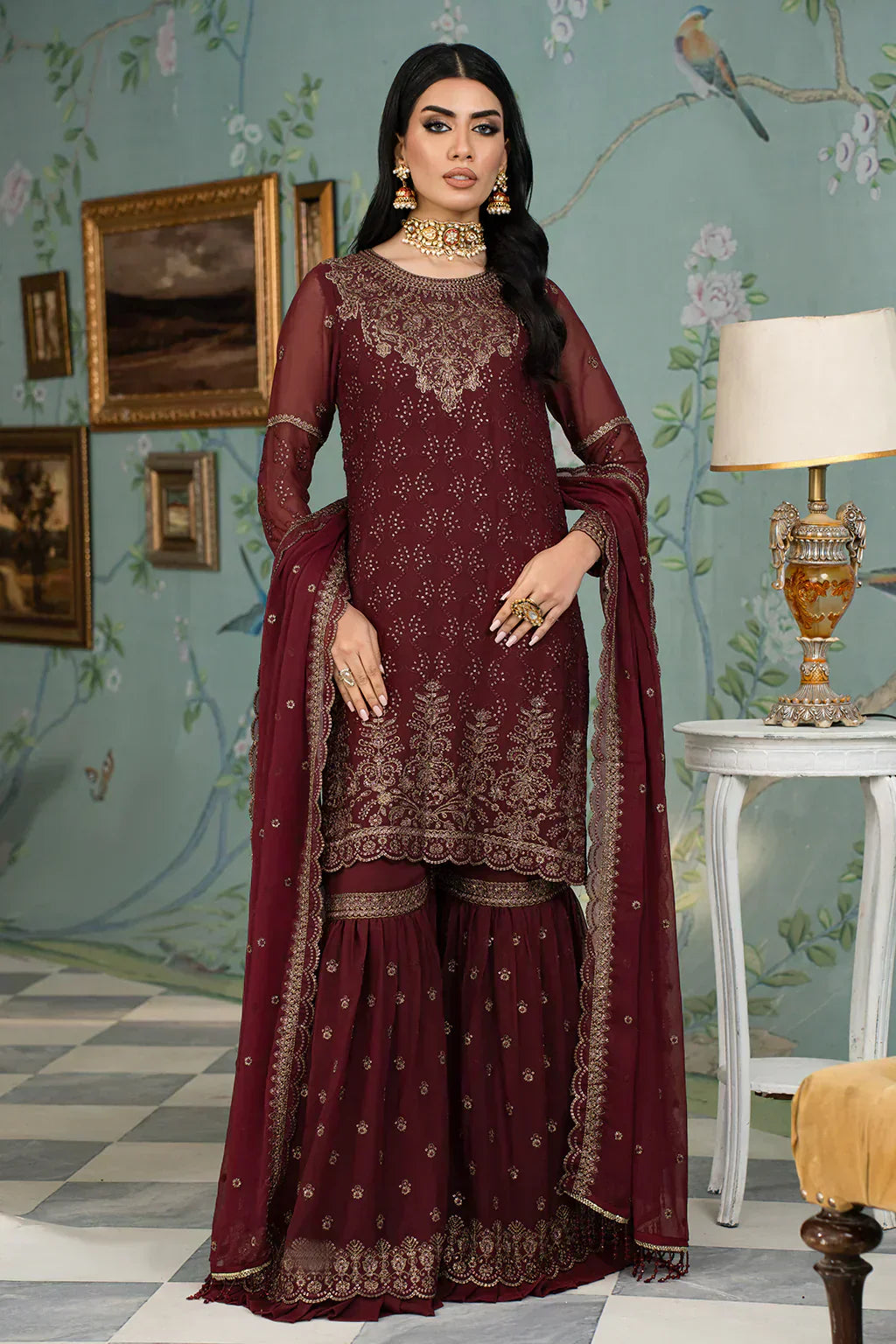 Zarif | Afsanah Formal Edit 24 | ZAF 12 RESHAM - House Of Anaya